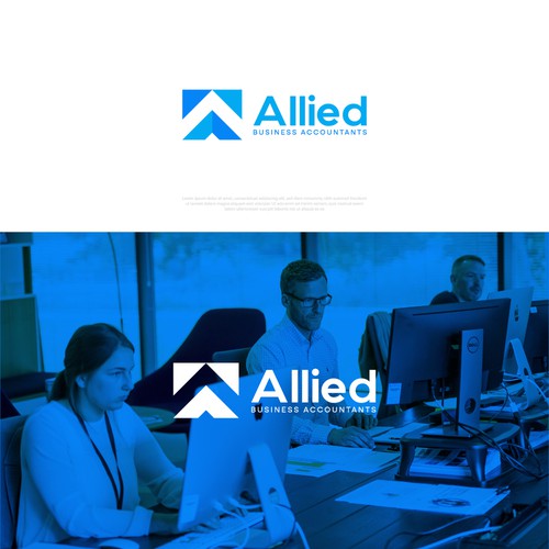 logo concept for " Allied Business Accountants"