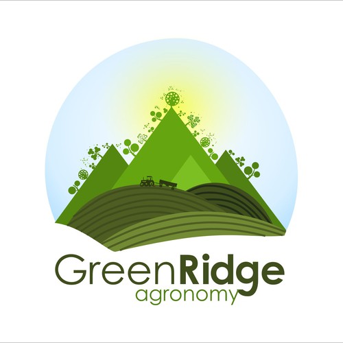 create an awesome, dynamic company logo for 'GreenRidge Agronomy'