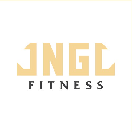 Minimal wordmark for fitness brand