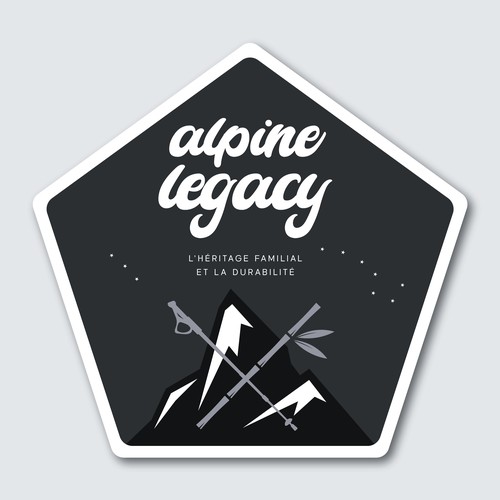 Logo design for mountain equipment brand