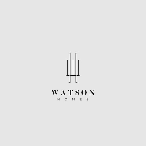 Elegant logo for a luxury property company