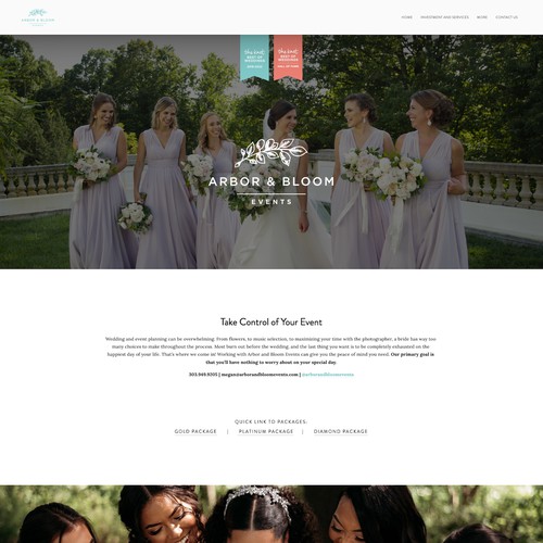 Arbor and Bloom Events SEO