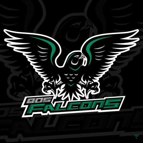 Create an Athletic Cartoon Falcon mascot for The 805 Falcon Football Team!! His name will be Sky Beckon. 