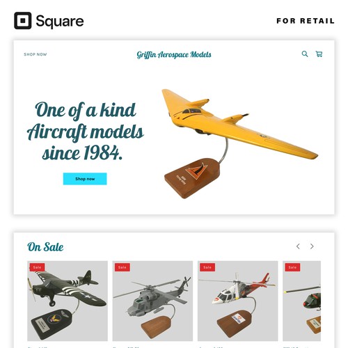Square online for Retail