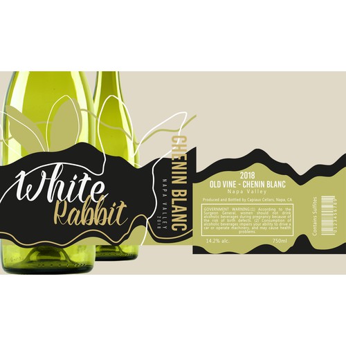 Wine label design