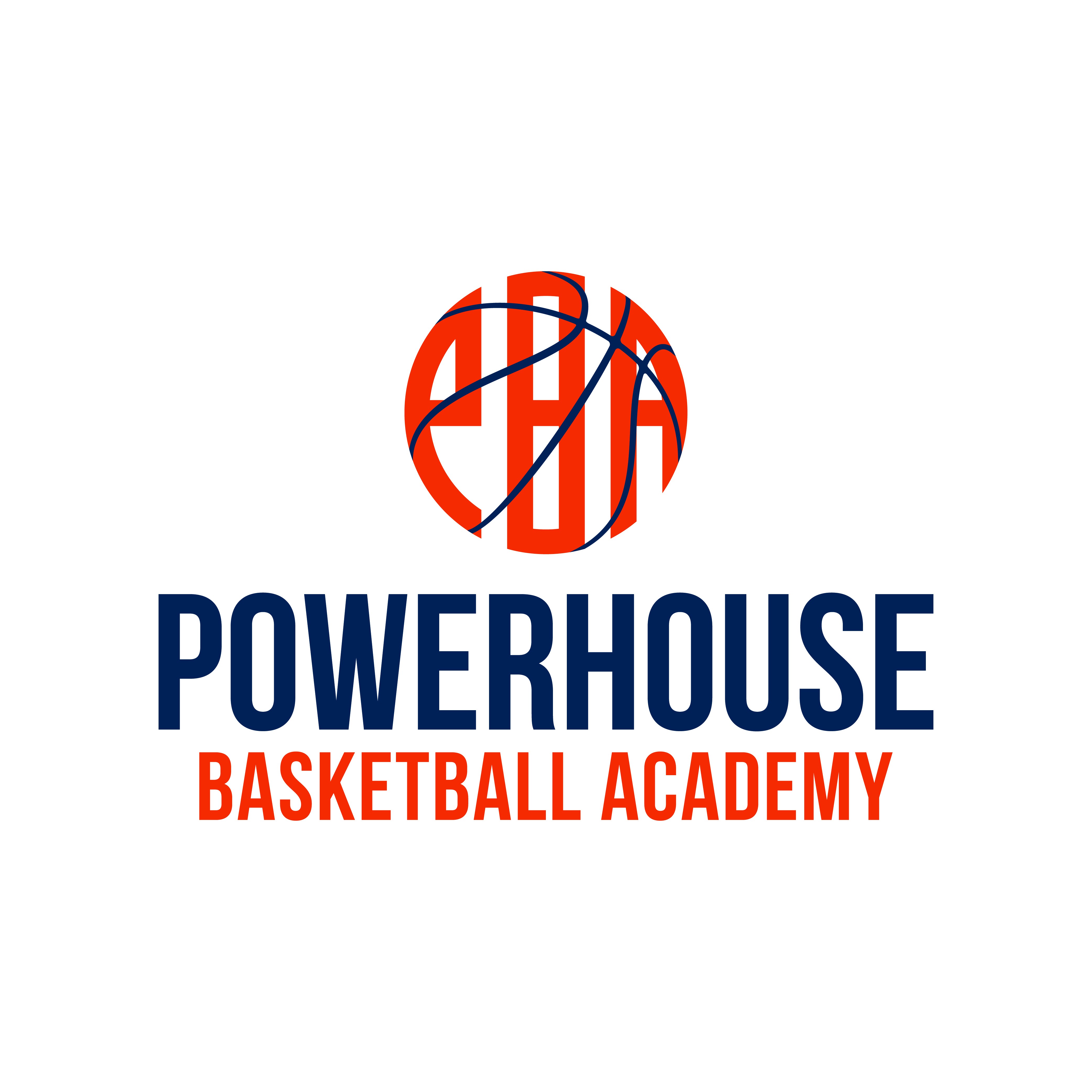 Clean, Minimal and unique Basketball Academy logo