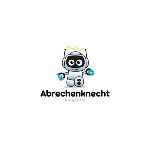 Abrechenknecht logo design