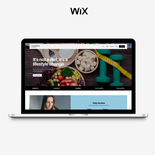 Health and Diet resource site on WIX