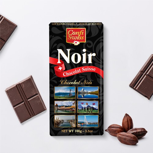 Design Packaging for Chocolat "Confi Swiss"