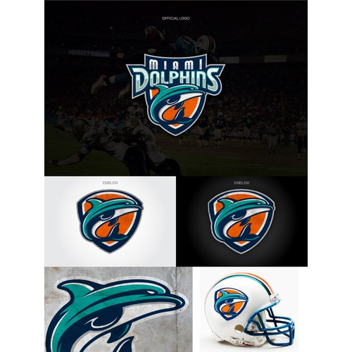 99designs community contest: Help the Miami Dolphins NFL team re-design its logo!