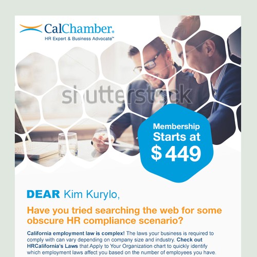 Fresh Email Design Template for CalChamber