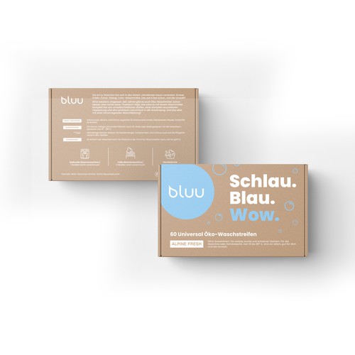 Bluu package design