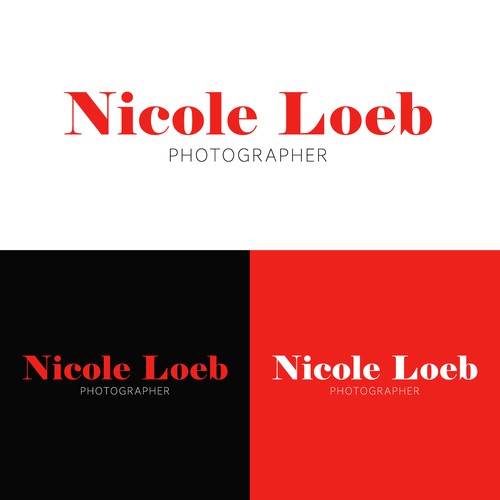 Logo design for a photographer.