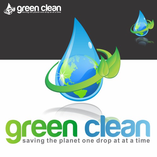logo for green clean 