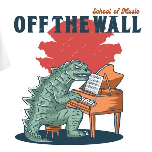 Godzilla Playing Piano