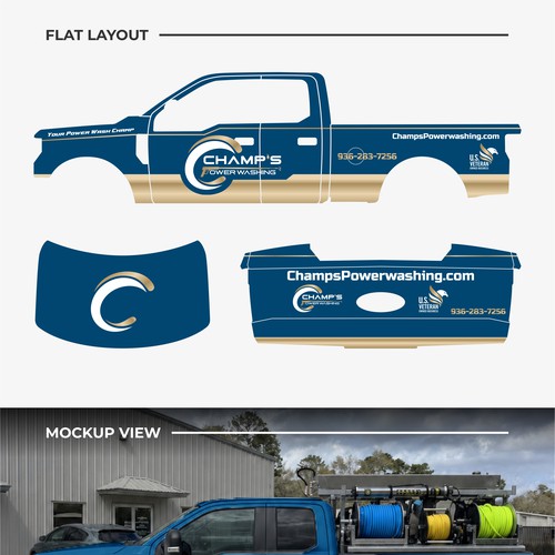 Warp Design For Power Washing car