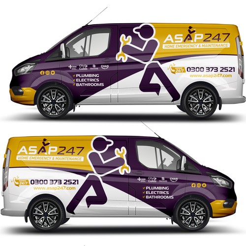 Ford Transit Custom Van wrap