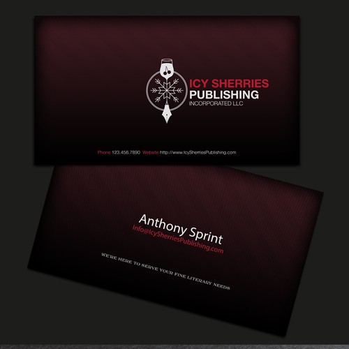 Icy Sherries Logo & Business Card