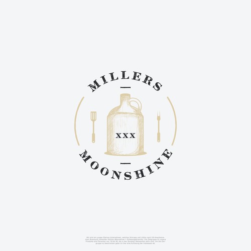 Circle logo for Millers Moonshine XXX