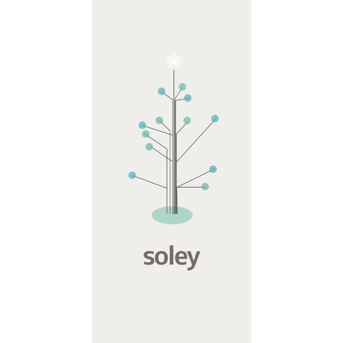 A clean and minimalistic christmas card for a software startup