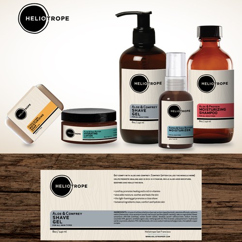  Labels for Natural Skin Care Line