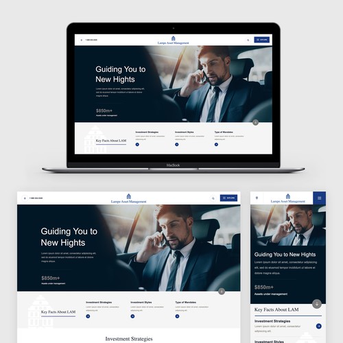 Financial Services Website Design