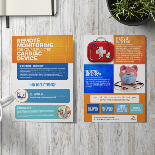 Vector Remote Care Medical Flyer