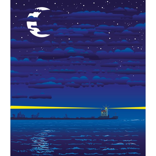 Lighthouse Stained Glass Window Designs