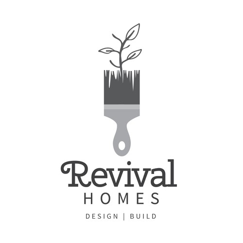 Logo concept for house restoration company