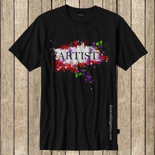 We need a bold new design for our t-shirts for ARTISTS