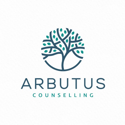 Elegant Arbutus Tree Logo
