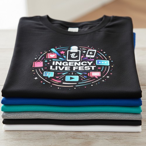 Ingency Live Fest - T-shirt Design
