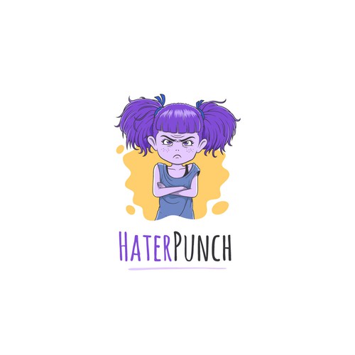 Illustration Logo for HaterPunch