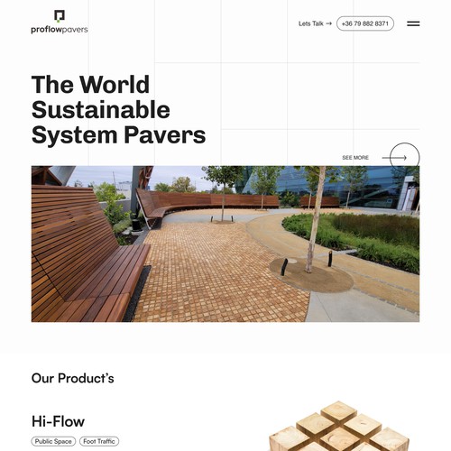 Proflow Pavers Landingpage