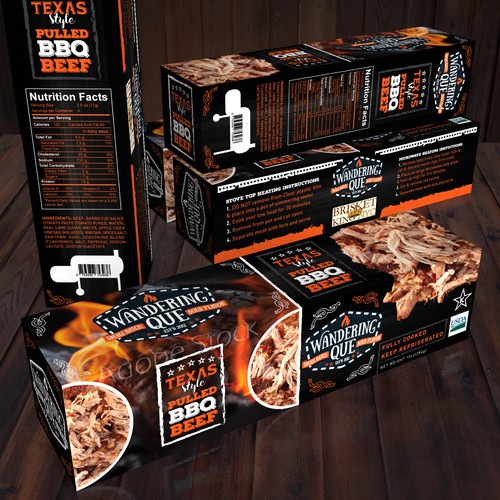 BBQ package design.