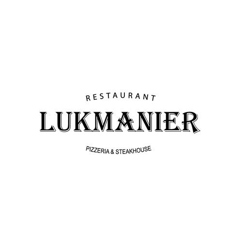 Logo Concept Lukmanier Restaurant pzzeria & steakhouse.