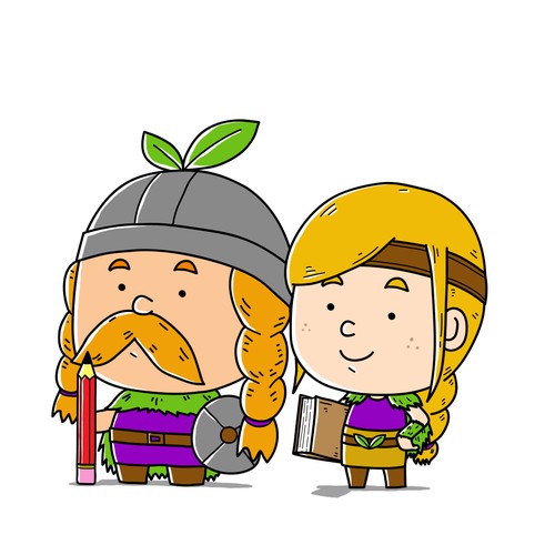 Cute Vikings Character