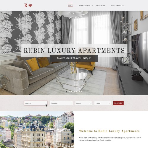 Rubin Luxury Apartment Sito per appartamenti di lusso.