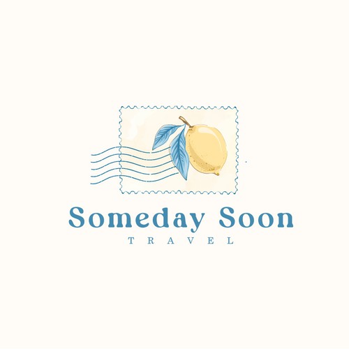 Whimsical logo for Someday Soon Travel