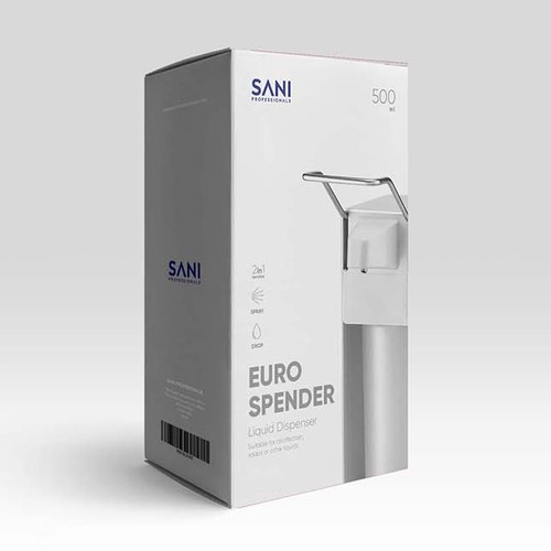 Clean Hand Sanitizer Dispenser Packaging