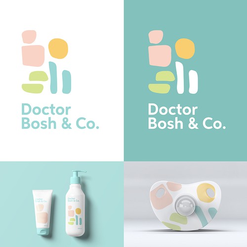 Logo concept for online retail baby and general hygiene product company
