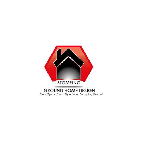 Unique logo for our unique name – Stomping Ground Home Design - Guaranteed