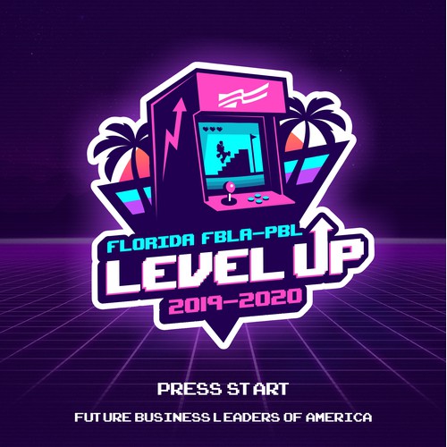Florida FBLA-PBL "Level Up" (logo)