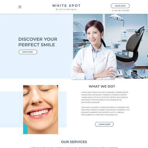 Website Design for Dental Service