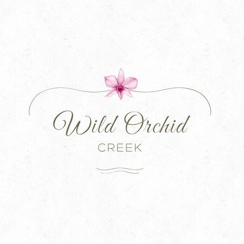 Elegant logo concept for a wedding space