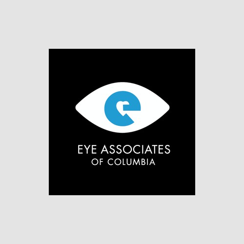 Bold and Simple Logo Design for an Eye Clinic