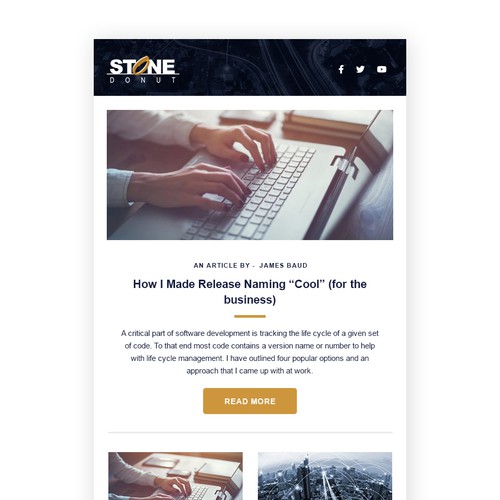 Newsletter Template for Tech Consulting Company