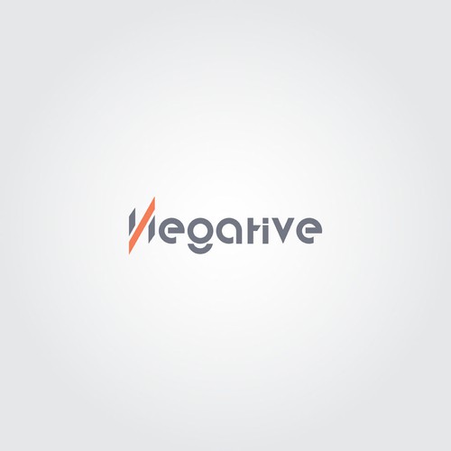 Negative logo design