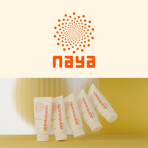 Naya skintouch logo and label