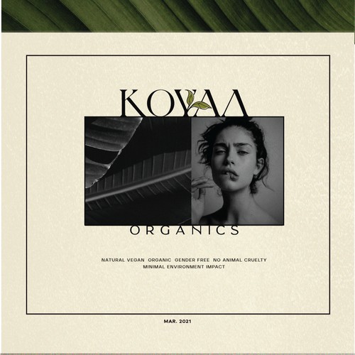 Logo (+Brandguide) for Koyaa Organics.